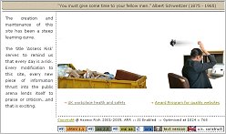 screenshot of 2004 site