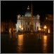 Night view of Vatican City
